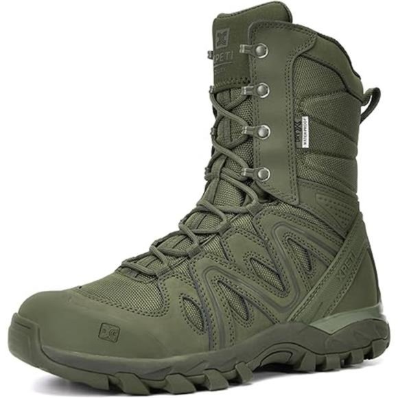 Men\'s Waterproof Tactical Boots, Green main image 5